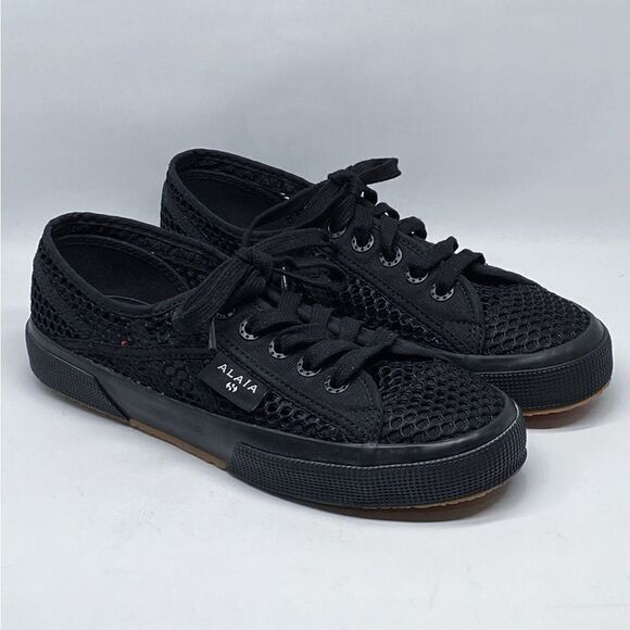 Alaïa Alaïa x Superga Mesh Flat Sneakers size 37 - Picture 3 of 14